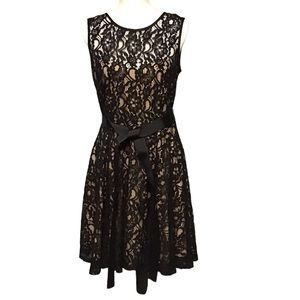 Betsy & Adam blk lace vintage dress, sz 10, Taylor Swift concert!!